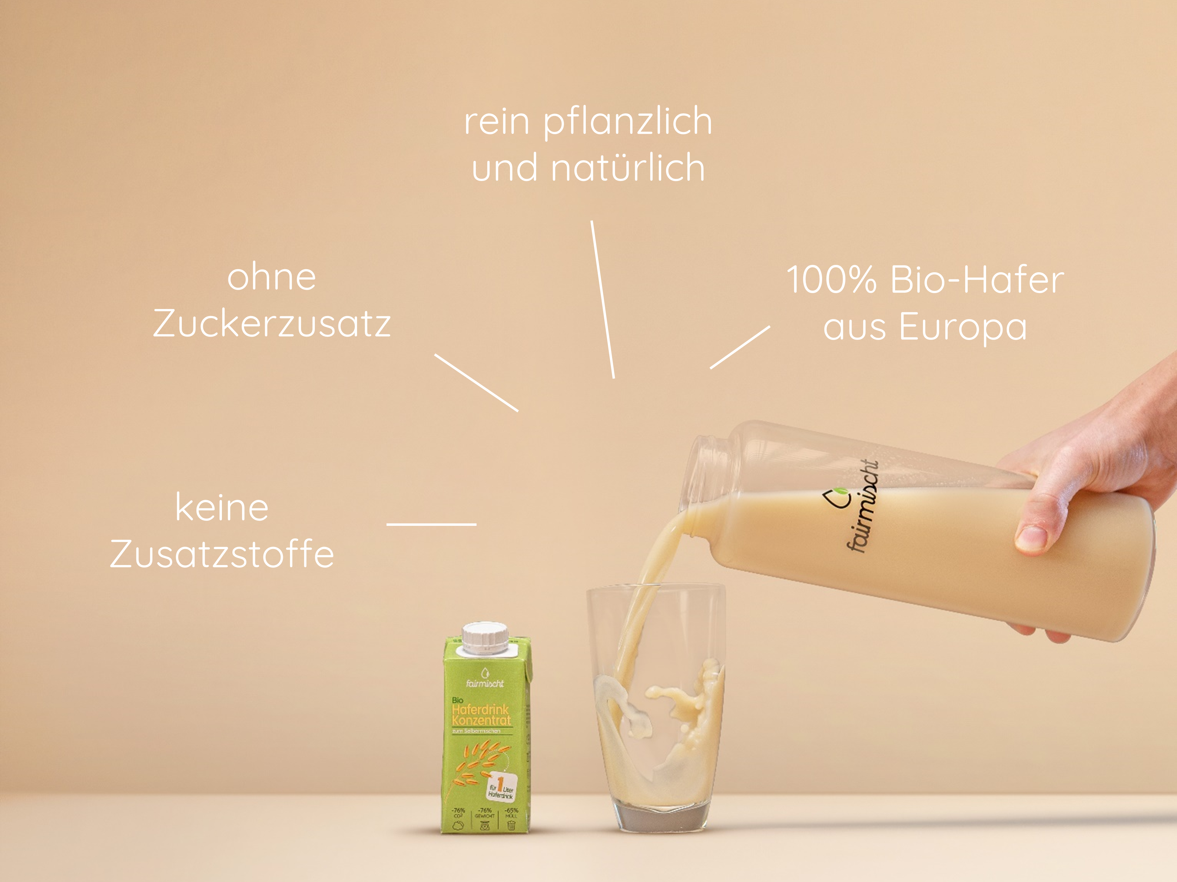 Bio Haferdrink Konzentrat (0,2L ergibt 1,0L)