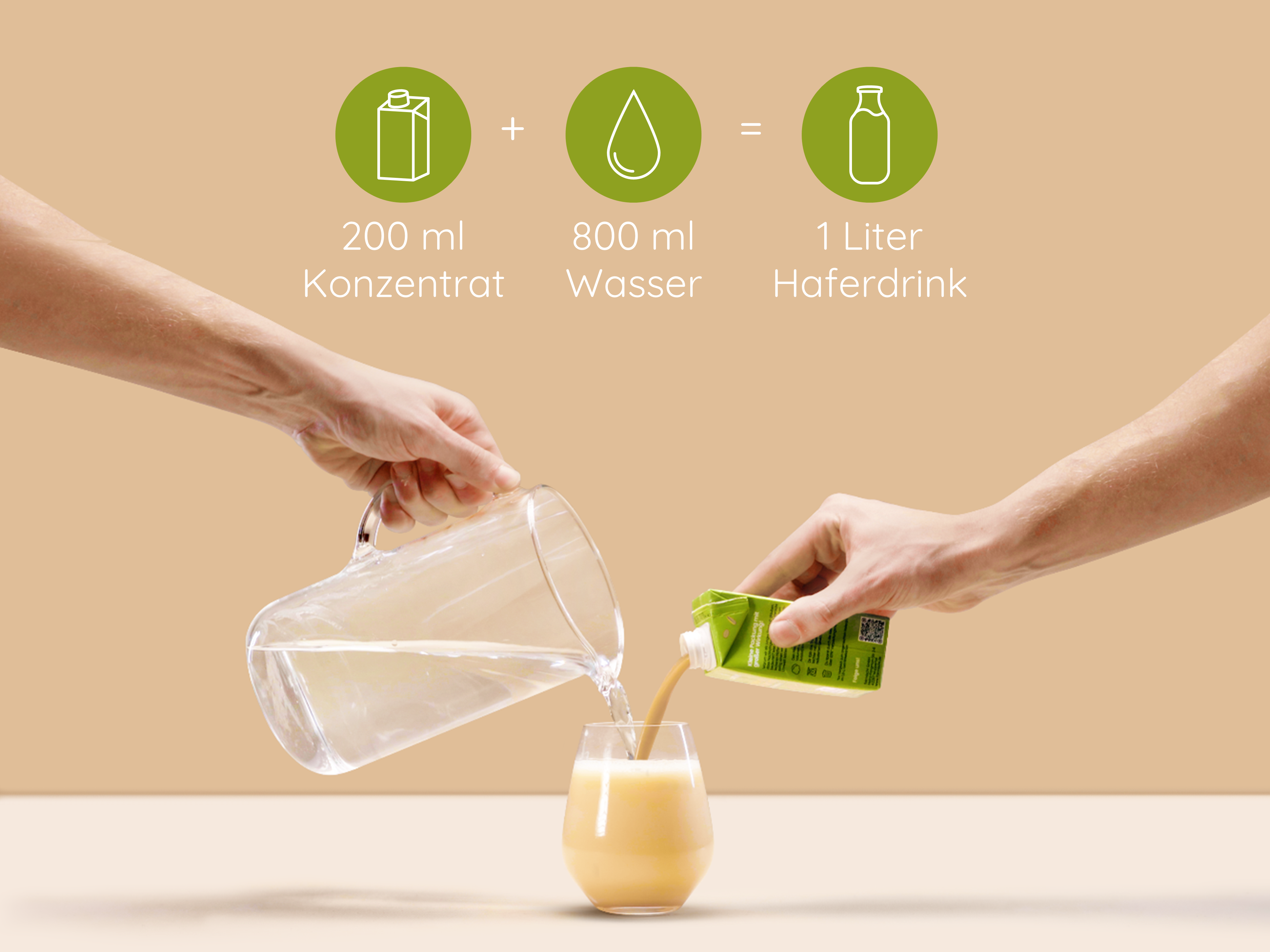 Bio Haferdrink Konzentrat (0,2L ergibt 1,0L)