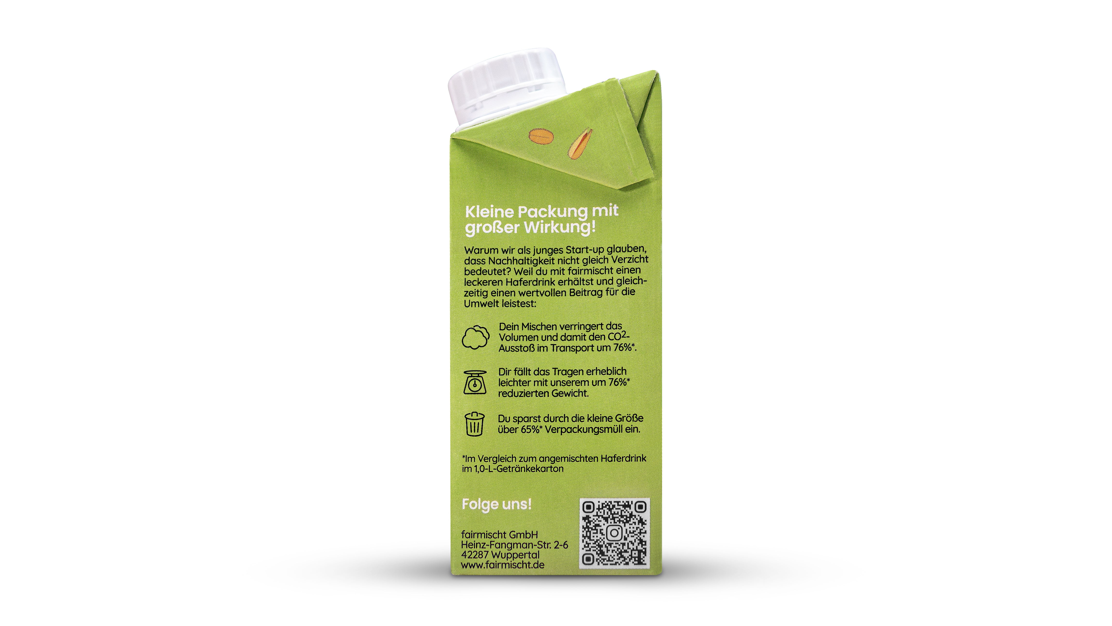 Bio Haferdrink Konzentrat (0,2L ergibt 1,0L)