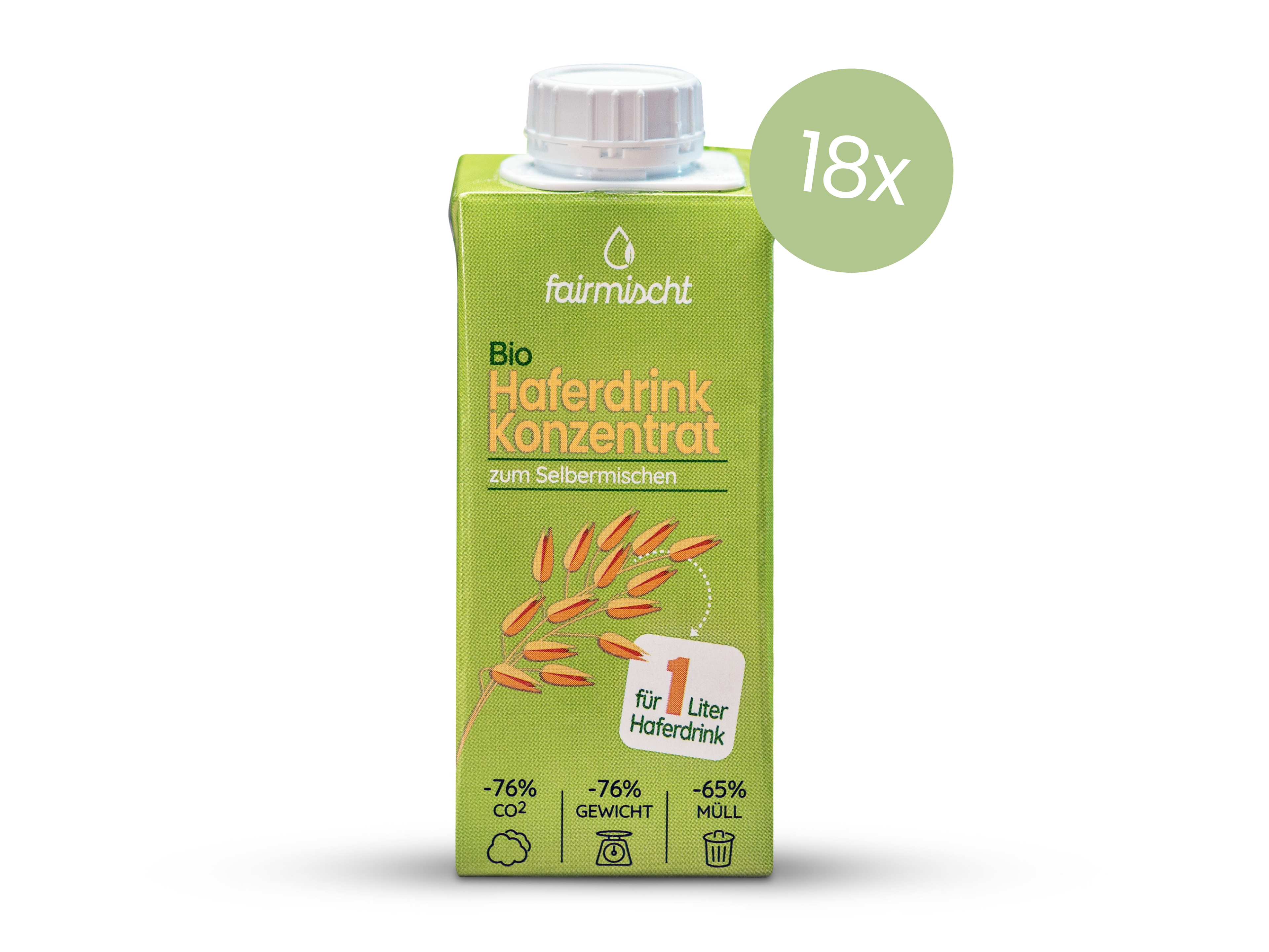 Bio Haferdrink Konzentrat (0,2L ergibt 1,0L)